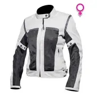 Giacca moto donna estiva Befast FREELIFE Lady CE certificata Nero Grigio