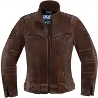 Giacca moto donna pelle Icon Fairlady marrone