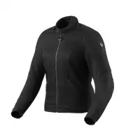 Giacca moto donna Rev'it Elin Ladies Nero Donna