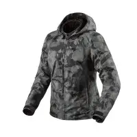 Giacca moto donna Rev'It Flare 3 H2O camo grigio