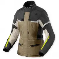 Giacca Moto Donna Rev'it Outback 4 H2O Ladies Verde Antracite