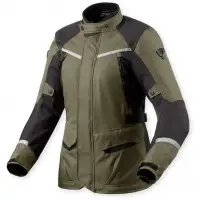 Giacca Moto Donna Rev'it Voltiac 3 H2O Ladies Verde Antracite
