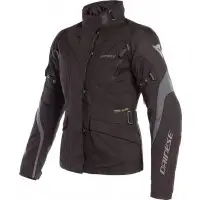 Giacca moto donna touring Dainese TEMPEST 2 LADY D-DRY Nero Nero Ebano