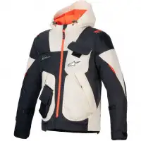 Giacca Moto Estiva Alpinestars Mogress Air Nero Almond Arancio