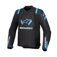 Giacca Moto Estiva Alpinestars T-Stunt Air Nero Blu