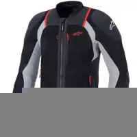 Giacca moto estiva Alpinestars Troop-Air Pro nero grigio rosso