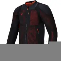 Giacca moto estiva Alpinestars Troop-Air Pro Nero Rosso Fluo
