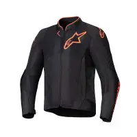 Giacca Moto Estiva Alpinestars Viper Air V4 Nero Rosso Fluo