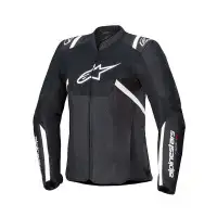 Giacca moto estiva donna Alpinestars Stella T-SPS Air V2 Nero Bianco