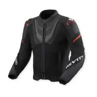 Giacca Moto Estiva Rev'It Mantis 3 H2O Nero Rosso