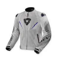 Giacca Moto Estiva Rev'It Quantum 3 Air Argento Blu