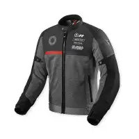 Giacca Moto Estiva Rev'It Swiftblade Nero Rosso