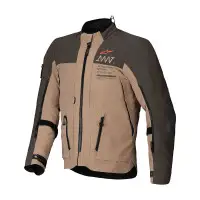 Giacca moto estivo Alpinestars AMT-8 Stretch Drystar XF marrone