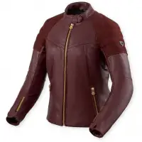 Giacca Moto Pelle Donna Rev'it London Ladies Melanzana