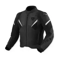 Giacca Moto Pelle Estiva Rev'It Automate Nero