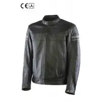 Giacca moto pelle OJ Legend Man NEro