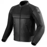Giacca Moto Pelle Rev'it Mile 2 Nero