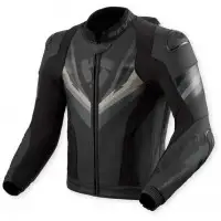 Giacca Moto Pelle Rev'it Quantum 3 Pro Nero Antracite