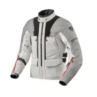 Giacca moto Rev'it Offtrack 2 H2O 3 strati Grigio Chiaro Argento