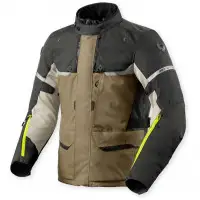 Giacca Moto Rev'it Outback 4 H2O Verde Antracite