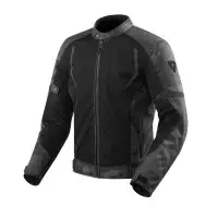 Giacca moto Rev'it Torque Nero Grigio