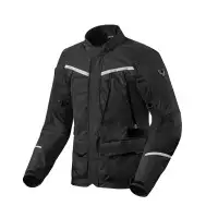 Giacca moto Rev'it Voltiac 3 H2O Nero Argento