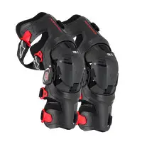 Ginocchiere Cross Alpinestars RK-7 Plasma Nero Rosso