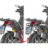Givi PLOR7412CAM portavaligie laterale Monokey CamSide Trekker Outback per Ducati