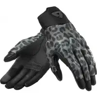 Guanti moto donna estivi Rev'it Spectrum Ladies Leopard Grigio Scuro