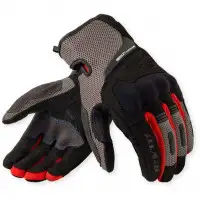 Guanti Moto Estivi Rev'it Cavern Grigio Rosso