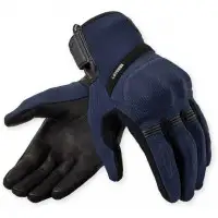 Guanti Moto Estivi Rev'it Mosca 2 Blu Scuro Nero