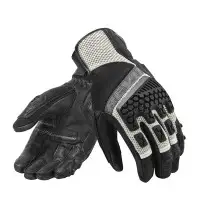 Guanti moto estivi Rev'it Sand 3 Nero-Argento