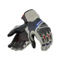 Guanti Moto Estivi Rev'it Sand 5 Argento Rosso