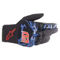 Guanti moto estivo Alpinestars Copper nero blu rosso