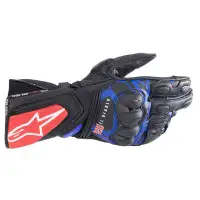 Guanti moto estivo Alpinestars SP-8 V3 Monster blu