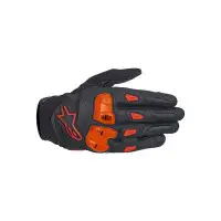 Guanti Moto Pelle Estivi Alpinestars SP X 7 Air Rosso Fluo
