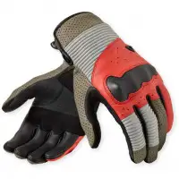 Guanti Moto Pelle Estivi Rev'it Lewisville Sabbia Rosso
