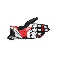 Guanti Moto Pelle Racing Alpinestars Gp Plus R V3 Bianco Rosso