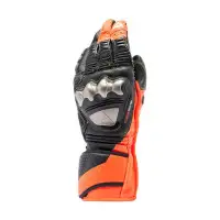 Guanti Moto Pelle Racing Dainese Full Metal 7 Nero Rosso Fluo