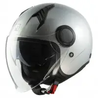 Casco Jet MPH New One Argento