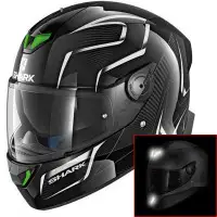 Casco integrale Shark SKWAL 2 FLYNN Nero Bianco Antracite