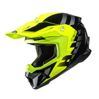 Casco Cross HJC C50 Mirage MC3H Giallo Fluo Nero