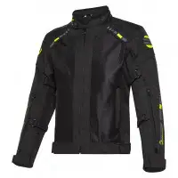 Giacca moto estiva Befast IRIS CE Certificata Nero Giallo 