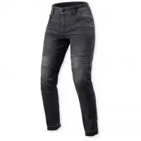 Jeans Moto Donna Rev'it Moto 2 Slim Nero L30