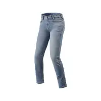 Jeans moto donna Rev'it Shelby 2 SK Grigio medio Stone L32