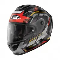 Casco integrale X-lite X-903 Ultra Carbon Backstreet N-com Rosso Oro