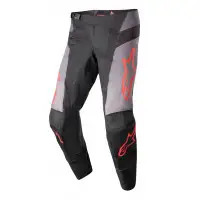 Pantaloni cross Alpinestars TECHSTAR SEIN Nero Rosso neon