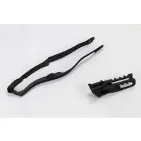 Kit cruna catena + fascia forcella UFO per Honda CRF 250R e 450R Nero