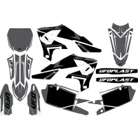 Kit grafica Ufo Apodis per Yamaha Grigio YZ