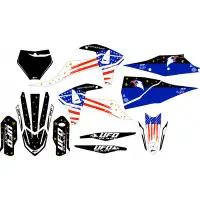 Kit grafica Ufo Patriot per Ktm Nero